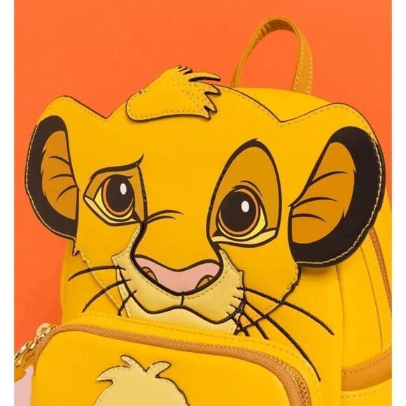 Loungefly Disney The Lion King Simba Cosplay Figural Mini Backpack NWT - Picture 2 of 8